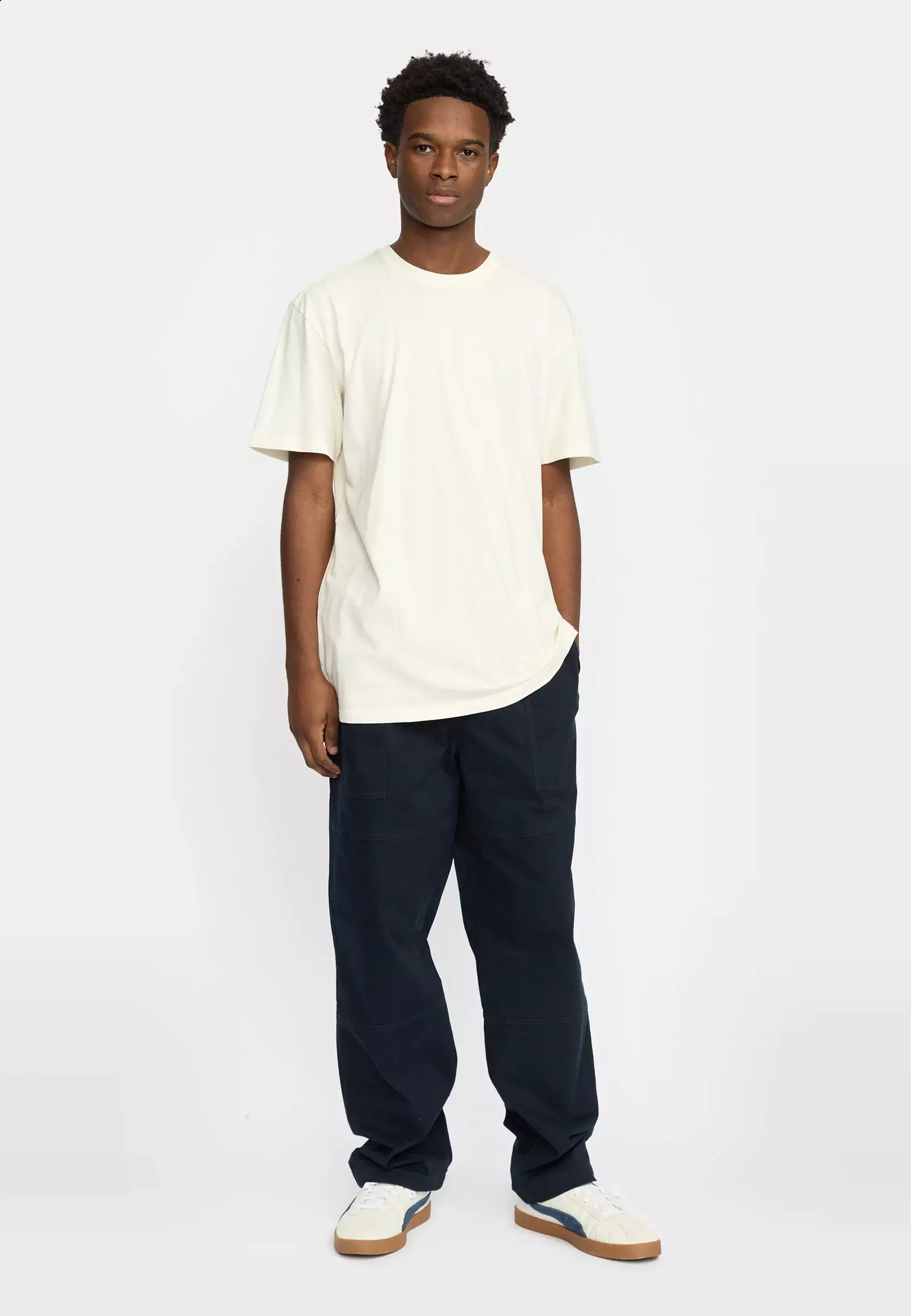 Revolution Offwhite Loose T-shirt Herren weiss 
